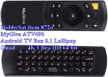 Remote-Keyboard - MyGica ATV495 4K quad core Ultra HD android 5.1 lollipop TV Box HDMI 2.0